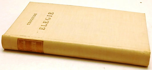 Elegie - Teognide - Sansoni - 1a ed. - testo greco a fronte - ZFS194