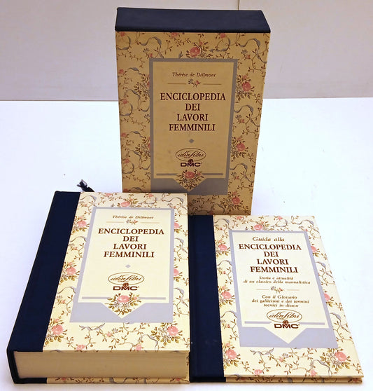 Enciclopedia lavori femminili + Guida- De Dillmont- Idealibri- cofanetto- ZFS220