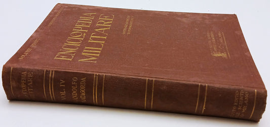 Enciclopedia Militare volume IV- Gandolfo Matagorda- Ist. Ed. Scientifico-YFS355