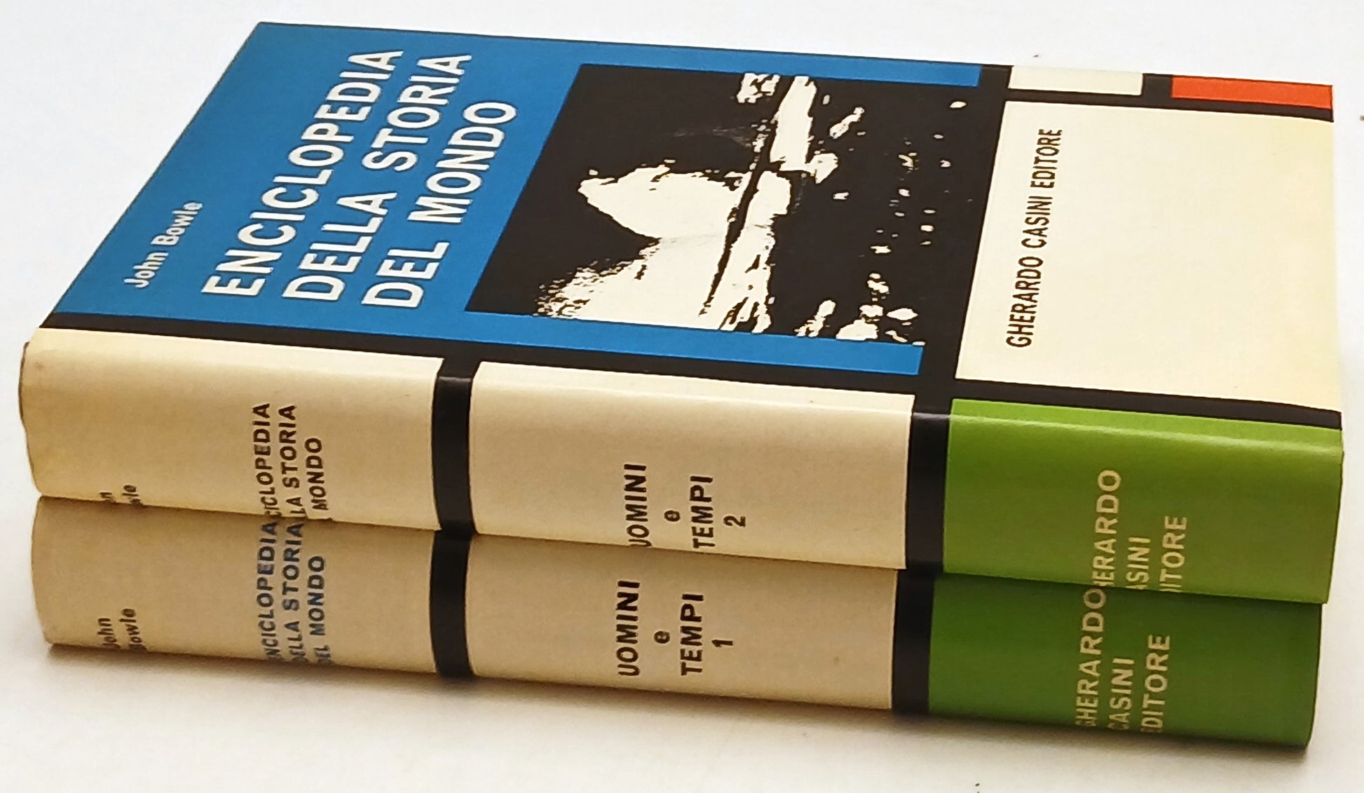 Enciclopedia della Storia del mondo 2 volumi- Bowle- Casini Uomini Tempi- ZFS195