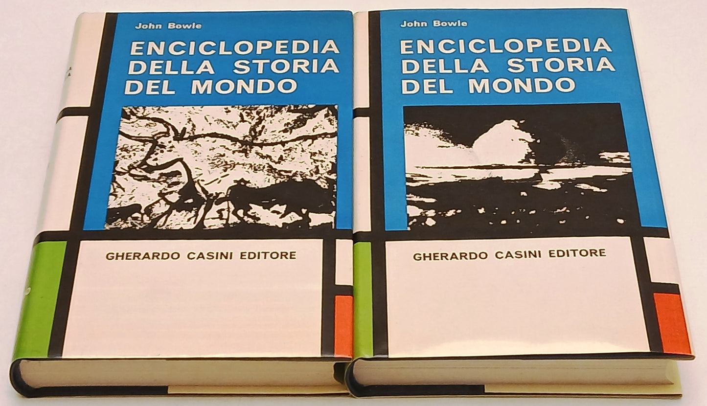 Enciclopedia della Storia del mondo 2 volumi- Bowle- Casini Uomini Tempi- ZFS195