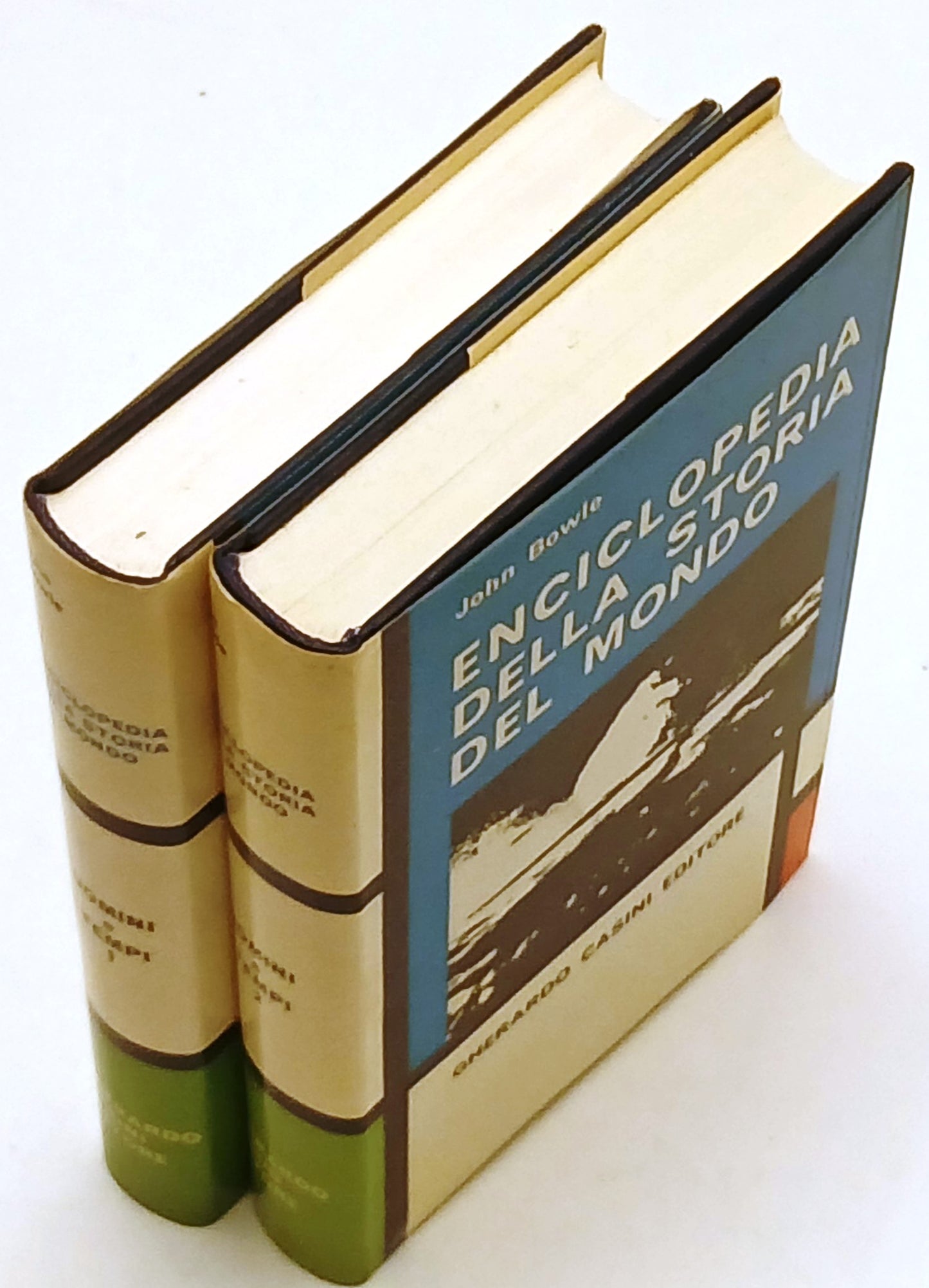 Enciclopedia della Storia del mondo 2 volumi- Bowle- Casini Uomini Tempi- ZFS195