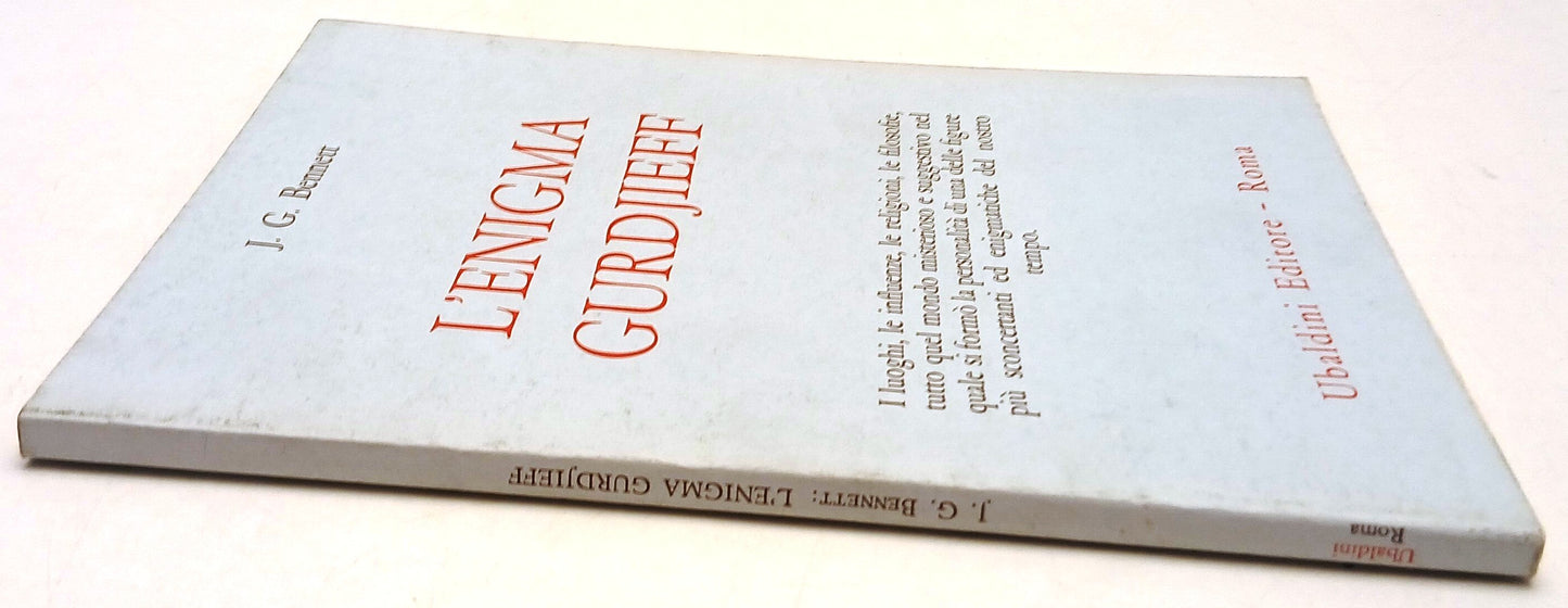 L'enigma Gurdjieff - J. G. Bennett - Ubaldini Ulisse - 1a ed. - YFS93