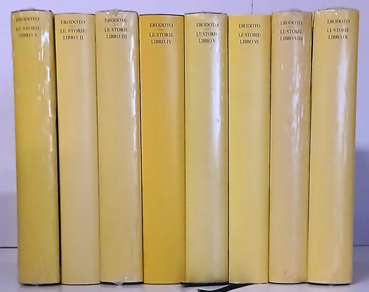 Le storie 8 volumi - Erodoto - Lorenzo Valla Mondadori - greco a fronte - ZFS45