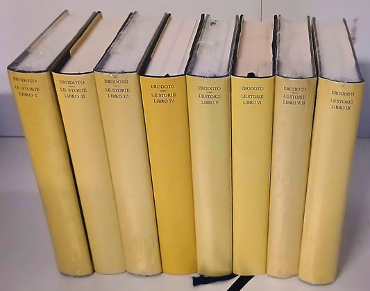 Le storie 8 volumi - Erodoto - Lorenzo Valla Mondadori - greco a fronte - ZFS45