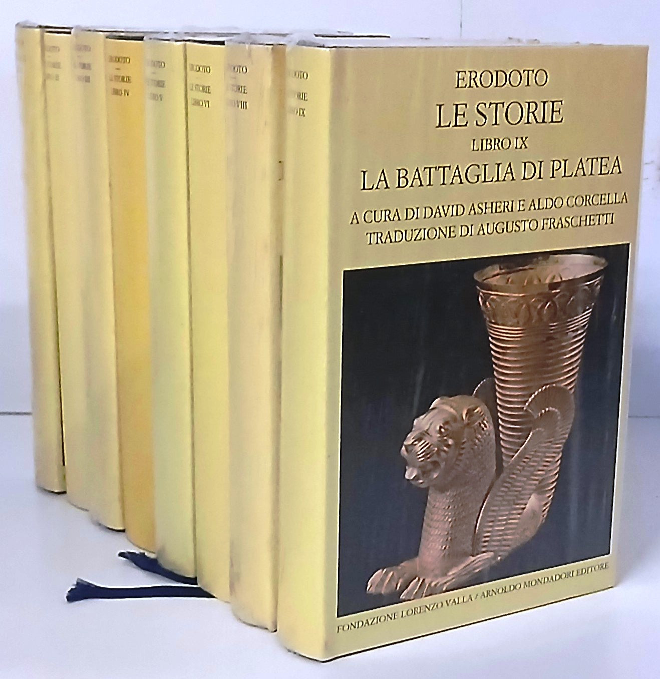 Le storie 8 volumi - Erodoto - Lorenzo Valla Mondadori - greco a fronte - ZFS45