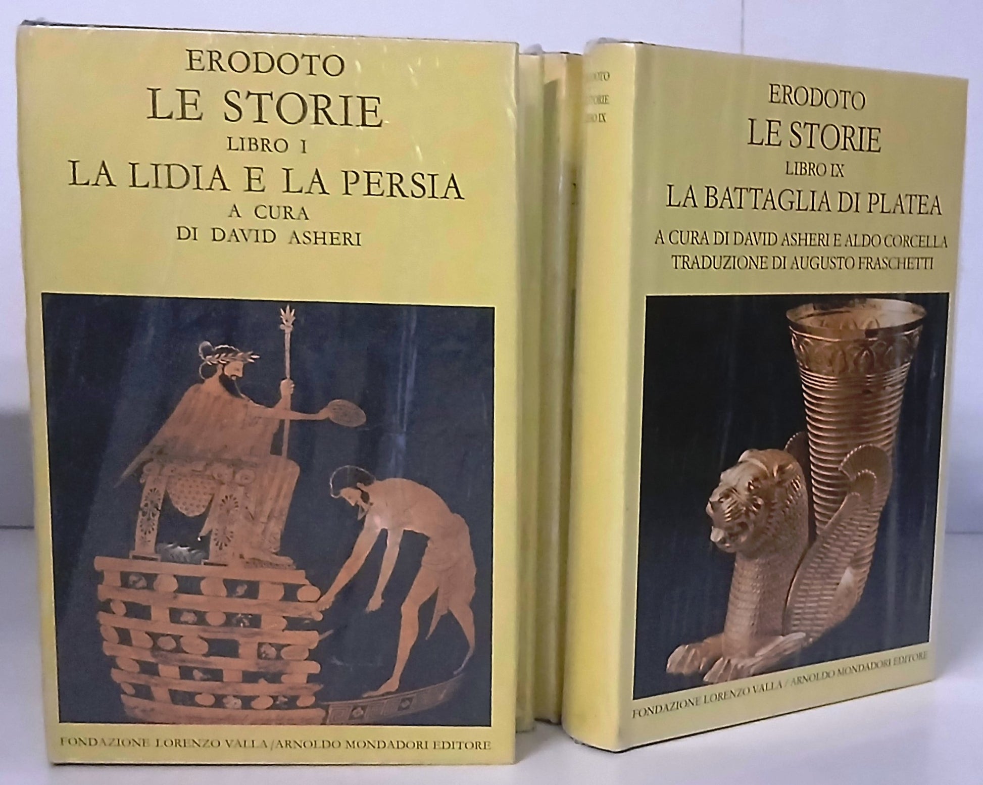 Le storie 8 volumi - Erodoto - Lorenzo Valla Mondadori - greco a fronte - ZFS45