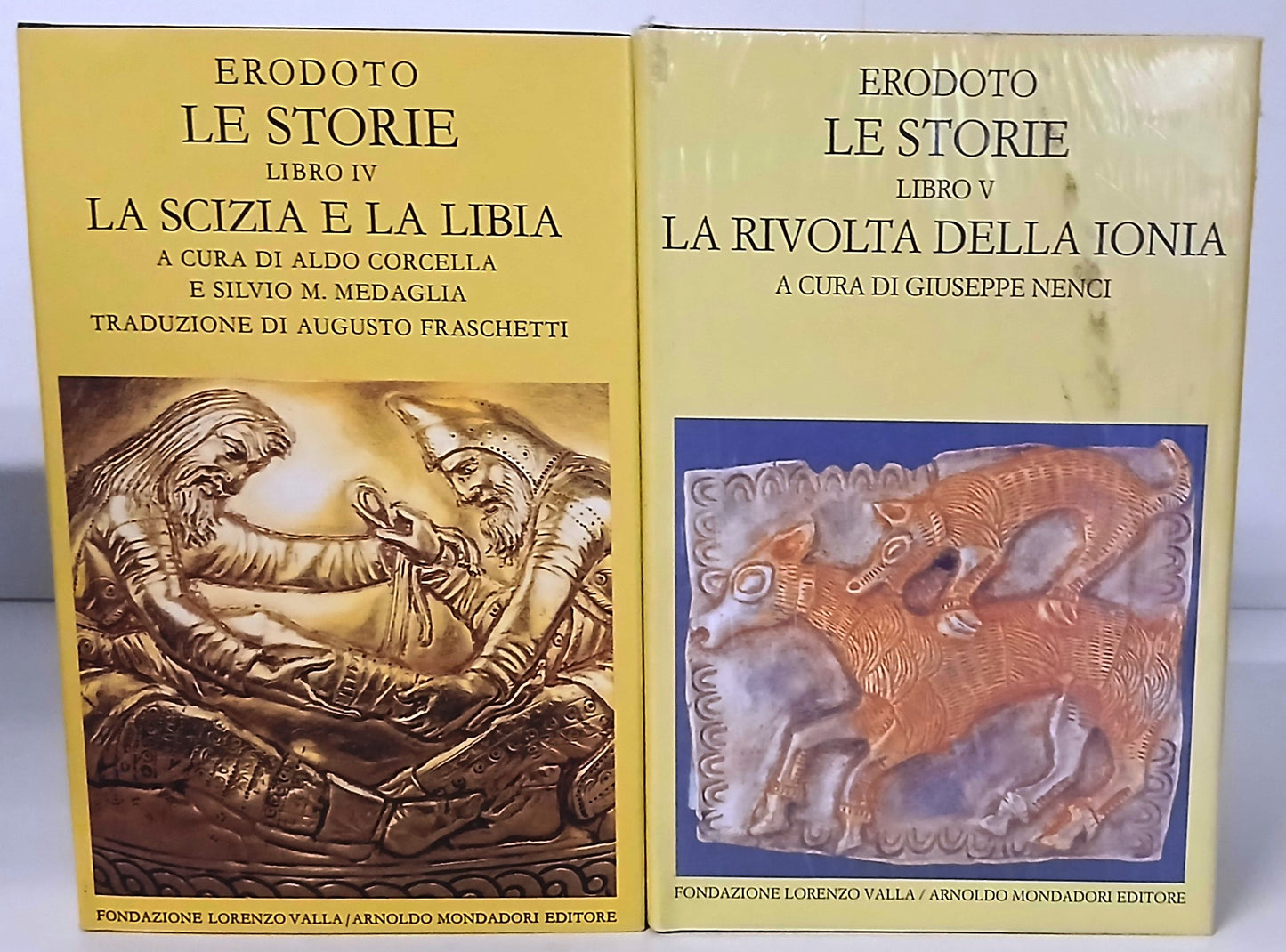 Le storie 8 volumi - Erodoto - Lorenzo Valla Mondadori - greco a fronte - ZFS45