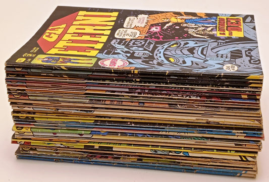Gli Eterni 1/29 (manca 27) collezione quasi completa- Corno- poster adesivi- M26