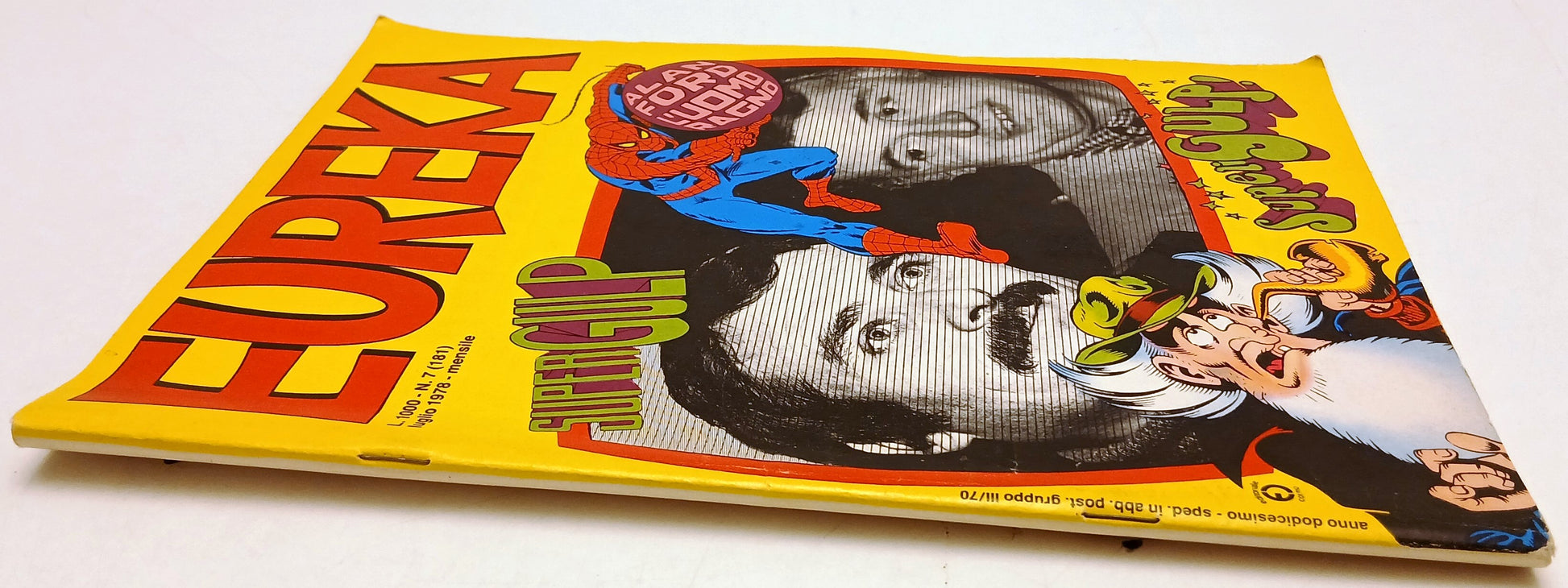 Rivista Eureka n.7 luglio 1978 - Corno- SuperGulp Alan Ford Uomo Ragno- RVSa1074