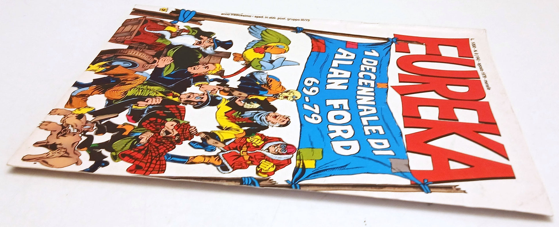 Rivista Eureka n.8 1° decennale di Alan Ford - Corno - 1979 - RVSa1081