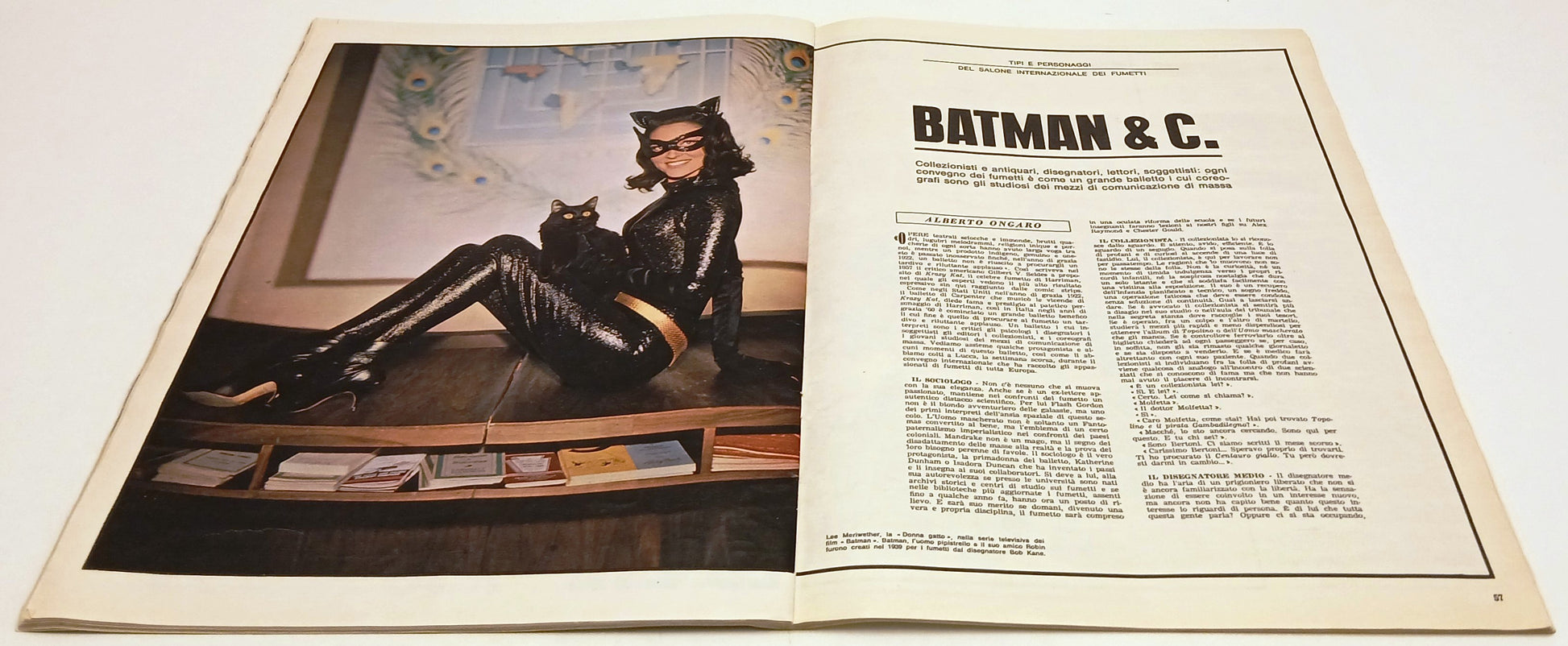 Rivista L'europeo n.42 1966 Batman & C. Salone internazionale fumetti - RVSa1042