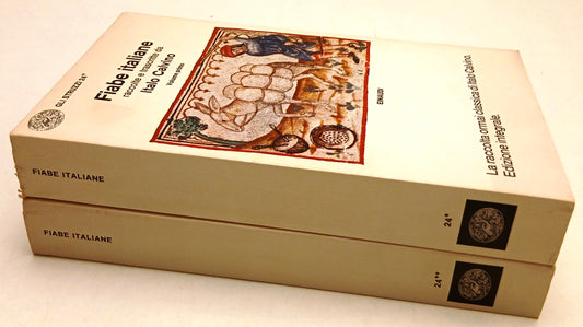 LN- FIABE ITALIANE 2 VOLUMI - ITALO CALVINO- EINAUDI- GLI STRUZZI-- 1971- B- XFS
