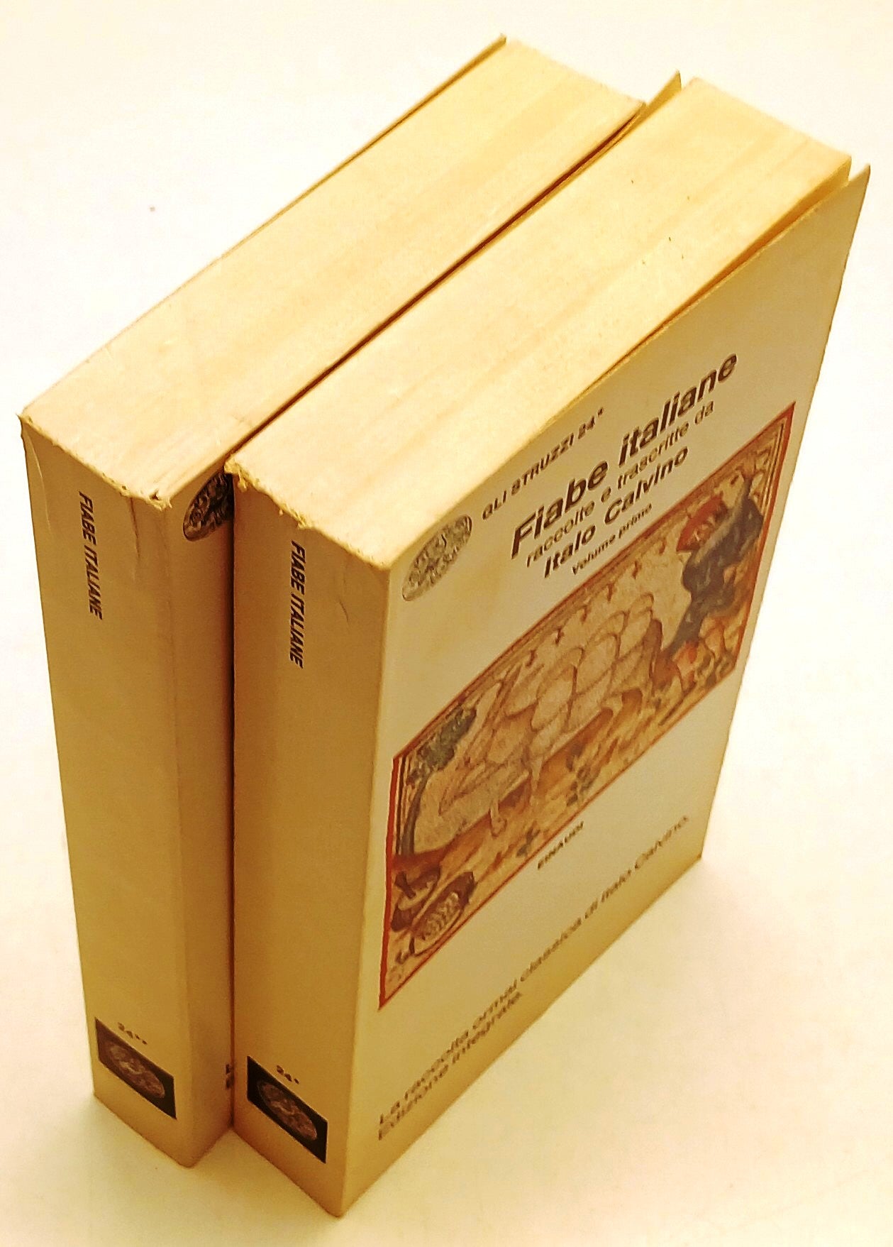 LN- FIABE ITALIANE 2 VOLUMI - ITALO CALVINO- EINAUDI- GLI STRUZZI-- 1971- B- XFS