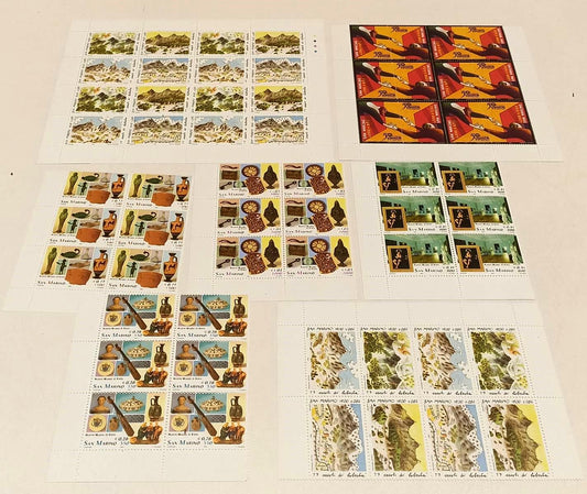 CV- LOTTO FOGLIETTI FRANCOBOLLI SAN MARINO NUOVI - RVSa434 