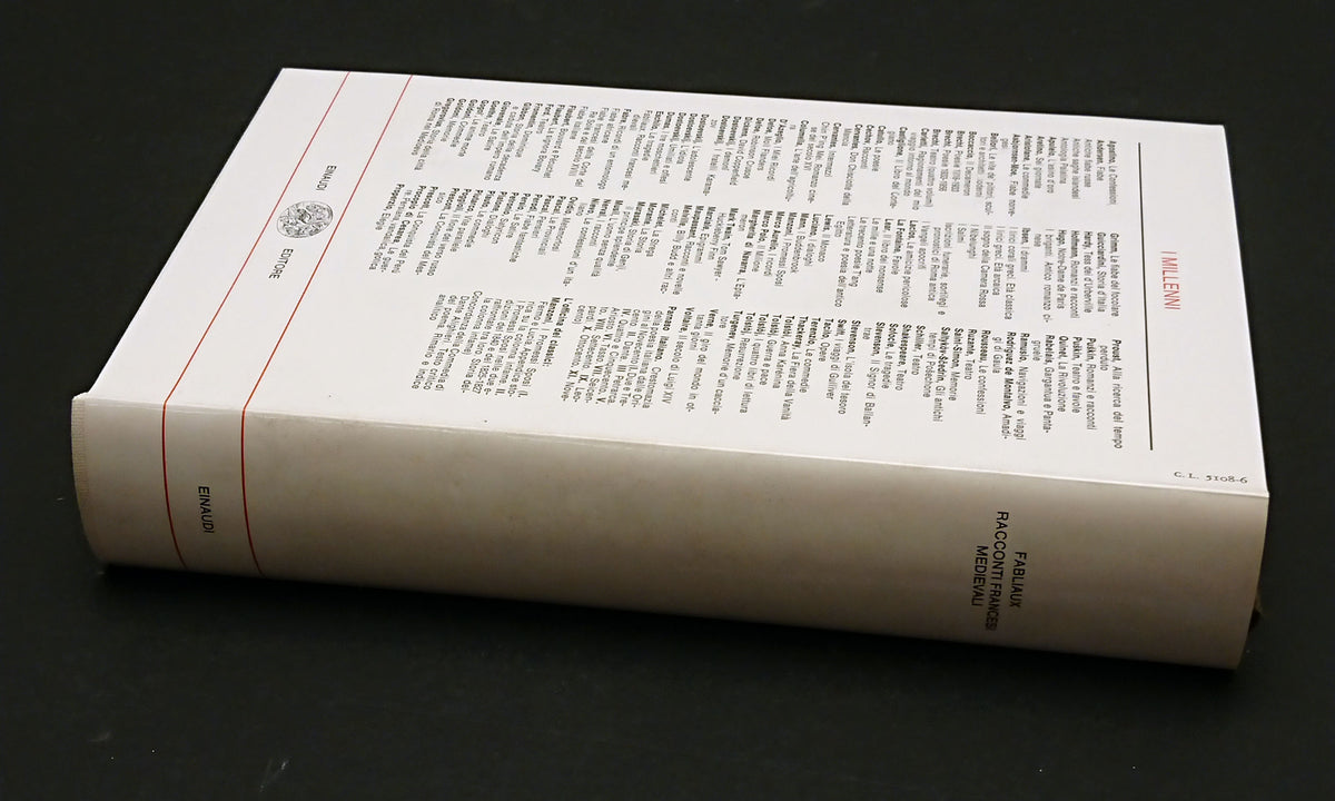 Fabliaux- Einaudi I Millenni- 1a ed. nov-1980- cofanetto- XFS