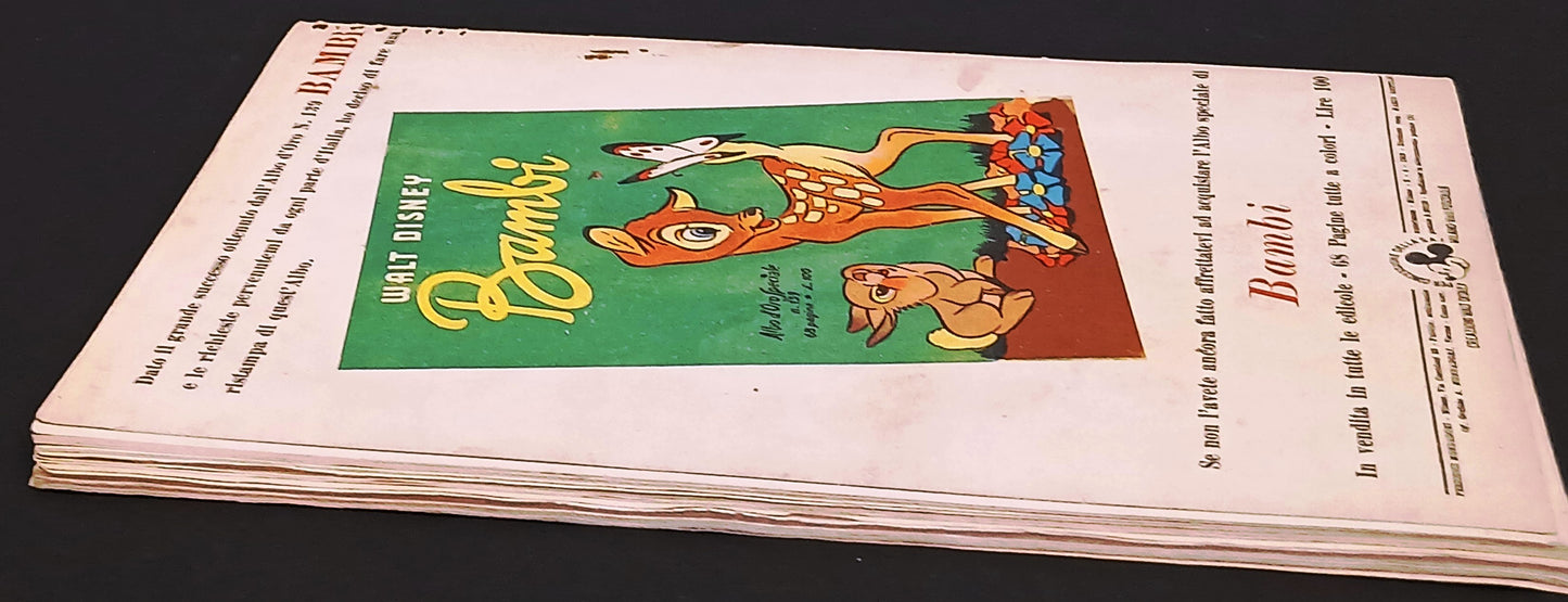 Albo d'oro Speciale n.151 I figli di Bamby - Mondadori - 1949 - originale - H26