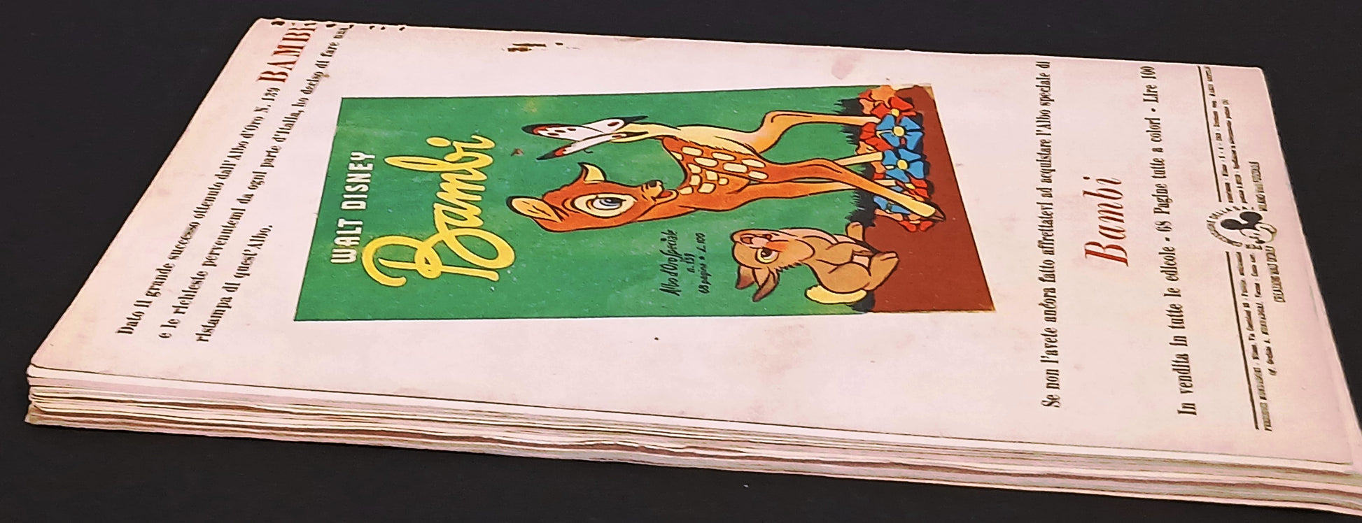 Albo d'oro Speciale n.151 I figli di Bamby - Mondadori - 1949 - originale - H26