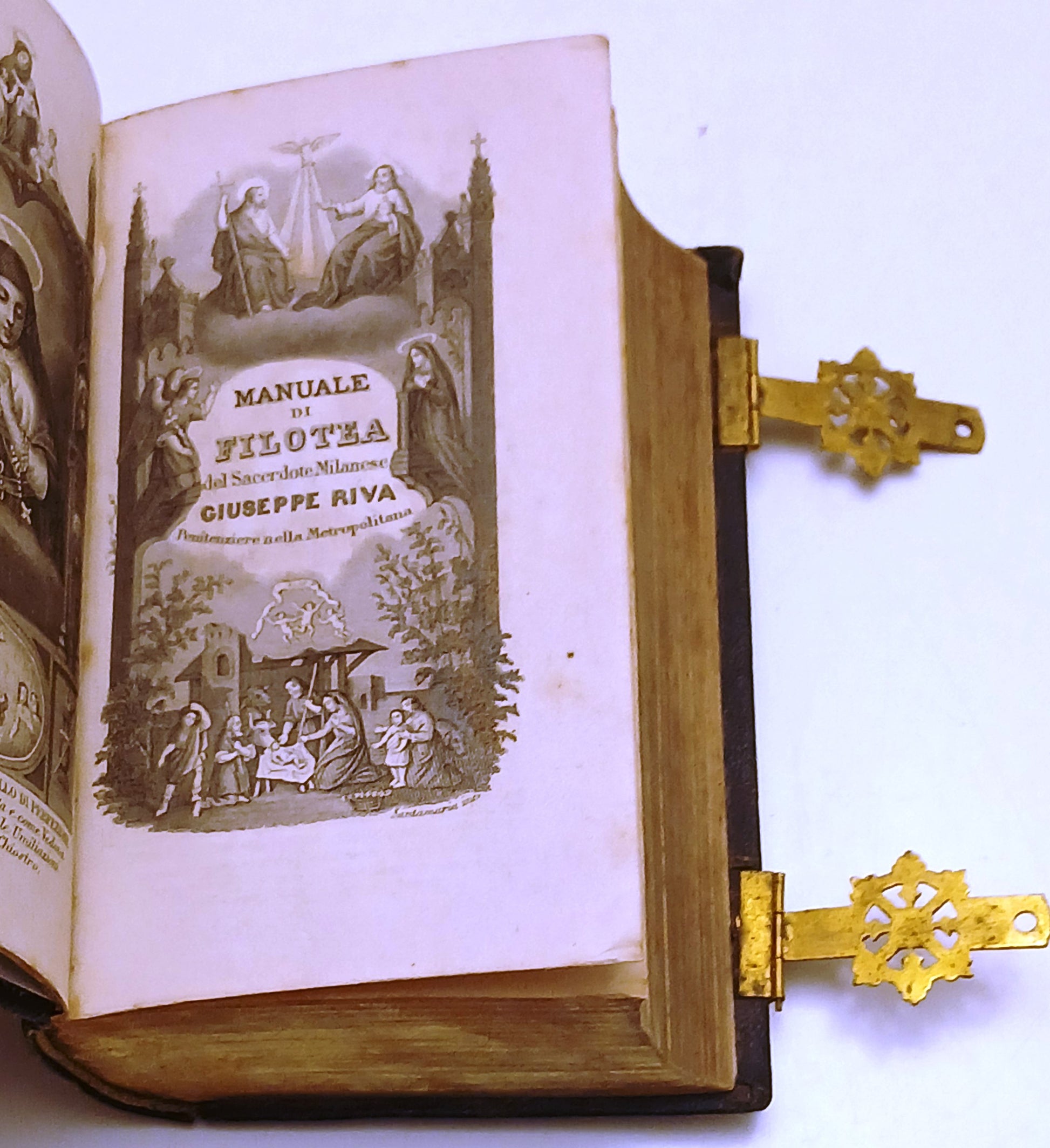 Manuale di Filotea - Sacerdote Giuseppe Riva - Angelo Editore - 1889- LCH28