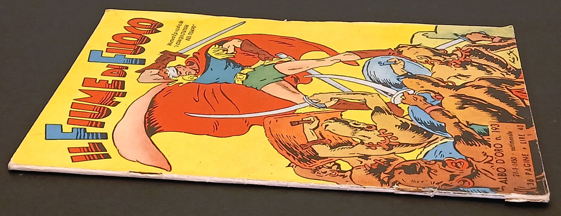 Albo d'oro n.193 Il fiume di fuoco Conquistatori del tempo- Mondadori- 1950- H26