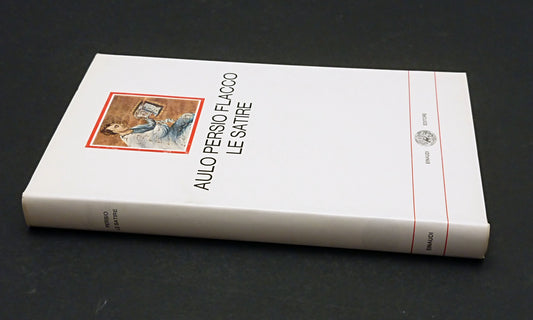 Le satire- A. Persio Flacco- Einaudi I Millenni- 1a ed. mag-1971- cofanetto- XFS