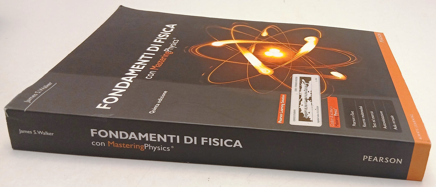 Fondamenti di fisica con Mastering Physics - James S. Walker - Pearson - YFS809