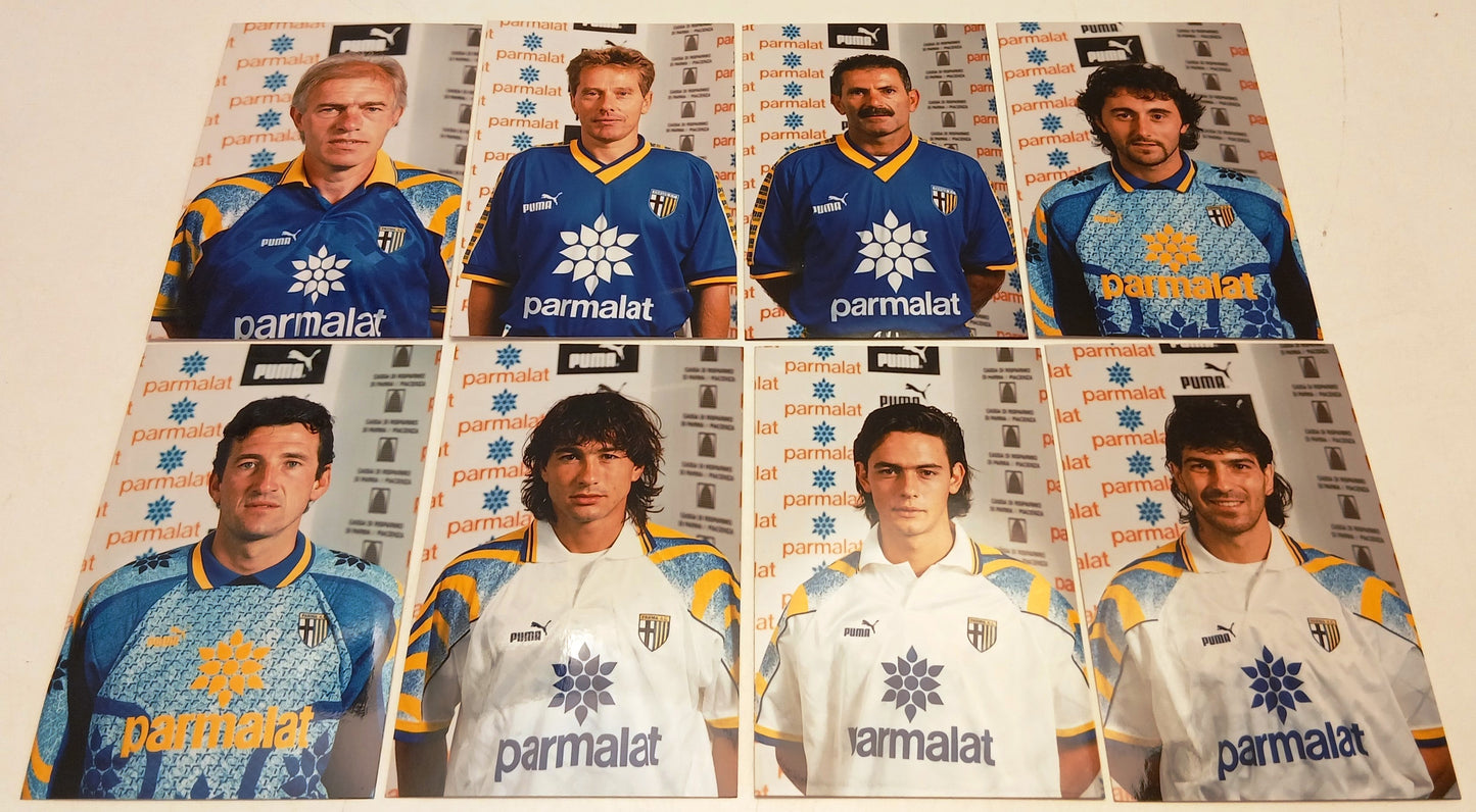 Lotto 24 fotografie Parma calcio Brolin Baggio Crippa Scala Inzaghi - RVSa502