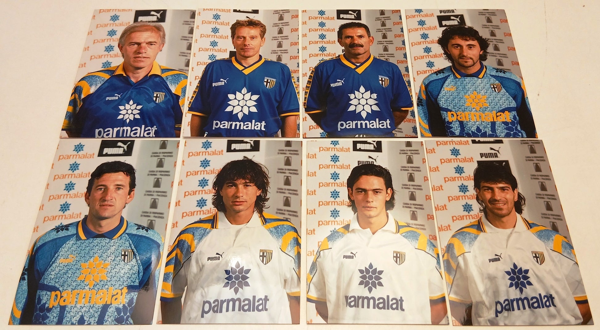 Lotto 24 fotografie Parma calcio Brolin Baggio Crippa Scala Inzaghi - RVSa502