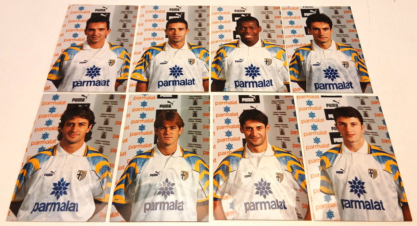 Lotto 24 fotografie Parma calcio Brolin Baggio Crippa Scala Inzaghi - RVSa502