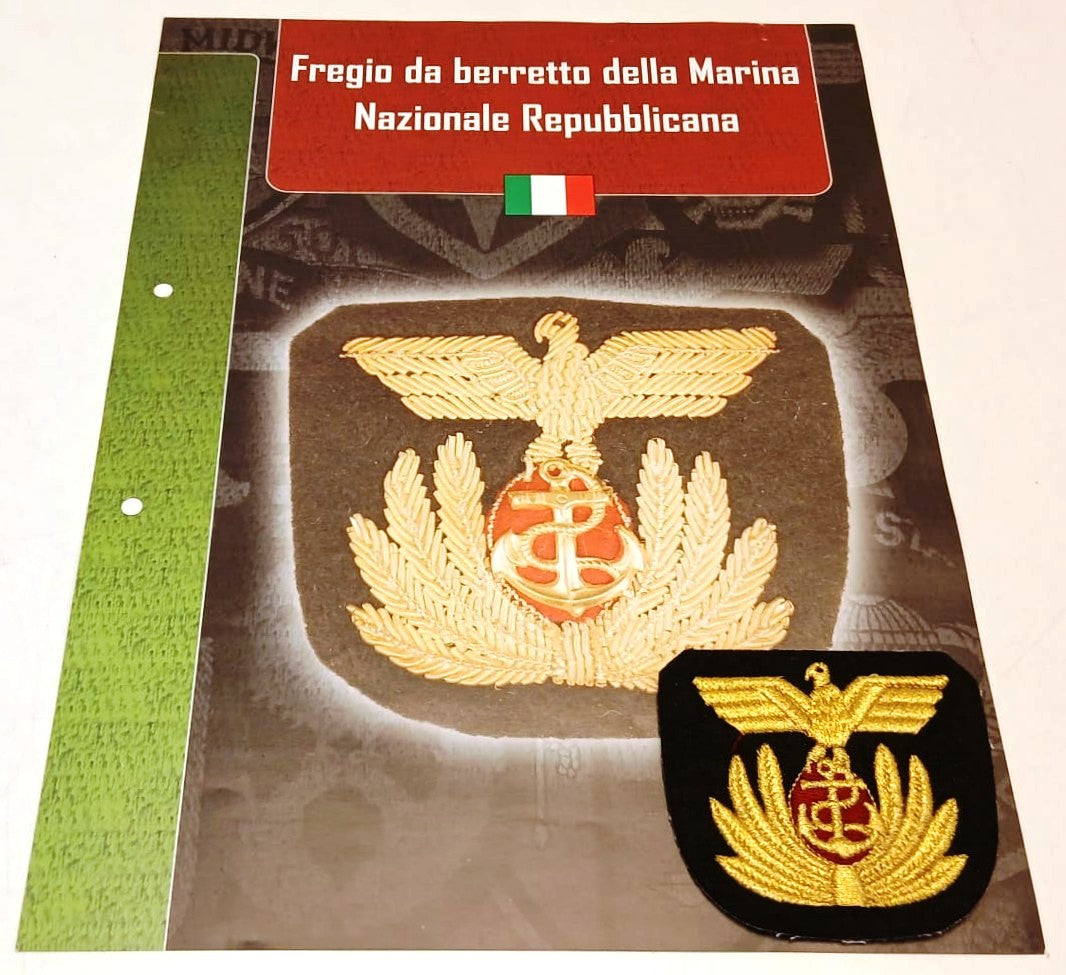 CM- Distintivi militari - Gagliardetto WW2 - Italia Fregio Marina Nazionale