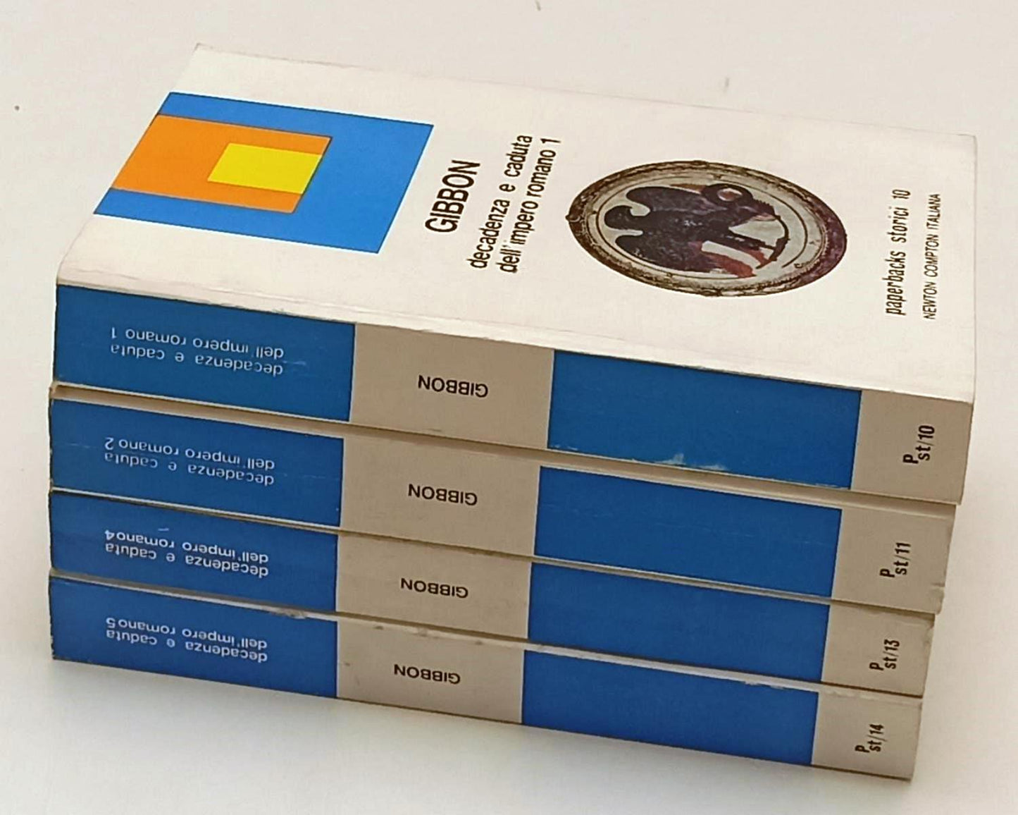 LS- DECADENZA E CADUTA DELL'IMPERO ROMANO 4 VOLUMI- GIBBON- NEWTON- 1973- YFS668