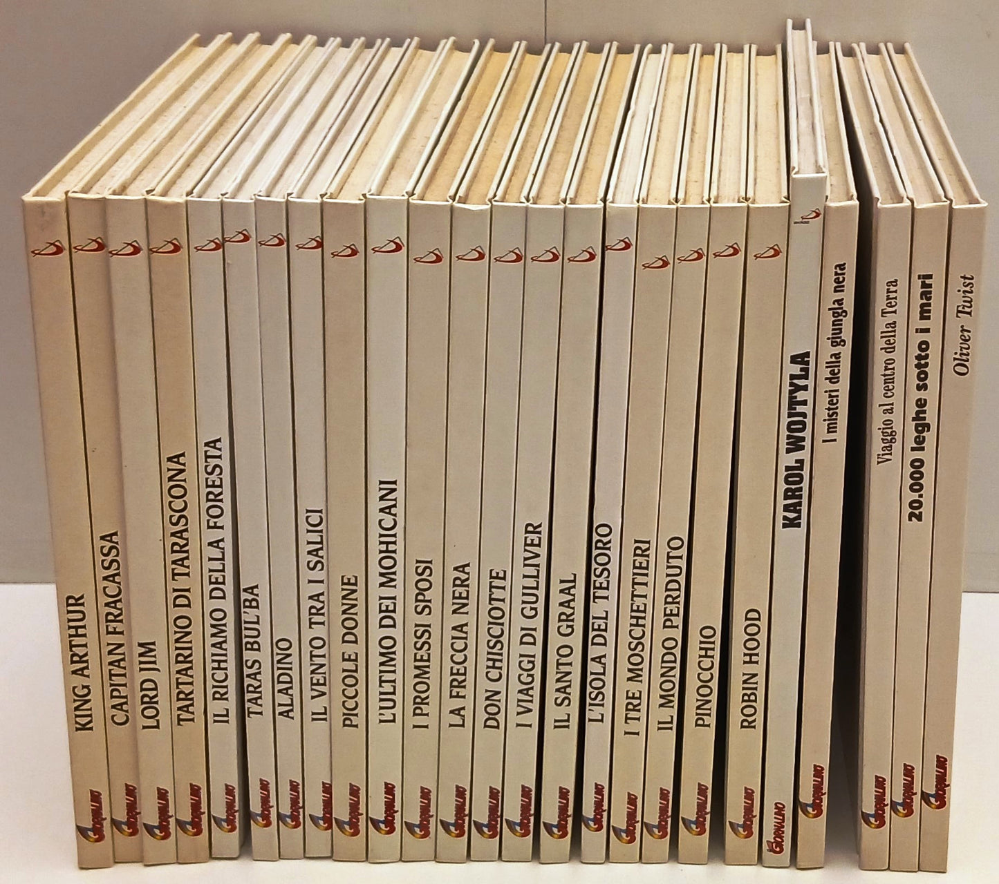 FV- IL GIORNALINO ROMANZI A FUMETTI 25 VOLUMI PINOCCHIO ALADINO LOR JIM - G25