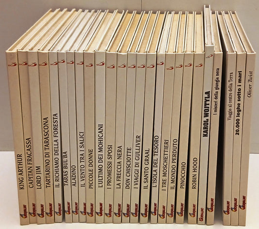 FV- IL GIORNALINO ROMANZI A FUMETTI 25 VOLUMI PINOCCHIO ALADINO LOR JIM - G25