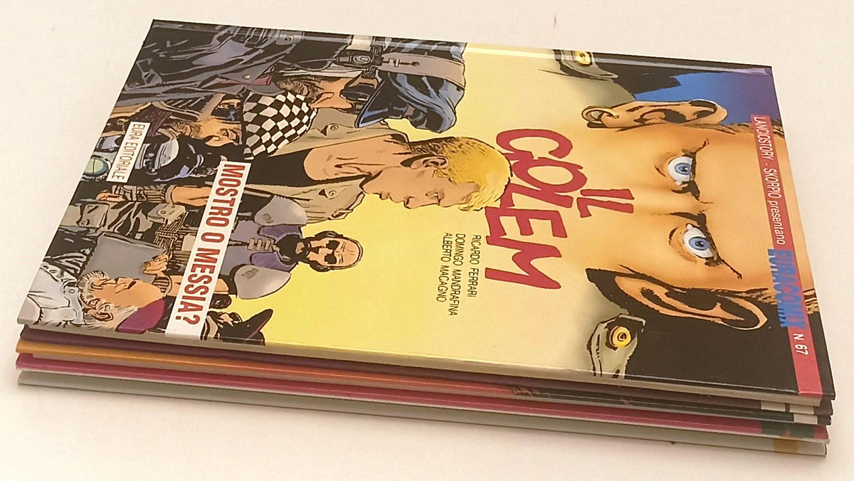 FV- EURACOMIX IL GOLEM 1/3 COMPLETA CARTONATI - MANDRAFINA FERRARI- EURA- C- P24