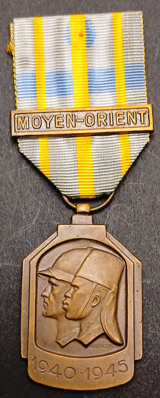 CB- Medaglia Belgio Guerra d'Africa 1940-1945 - con nastrino e barretta- GTTS189