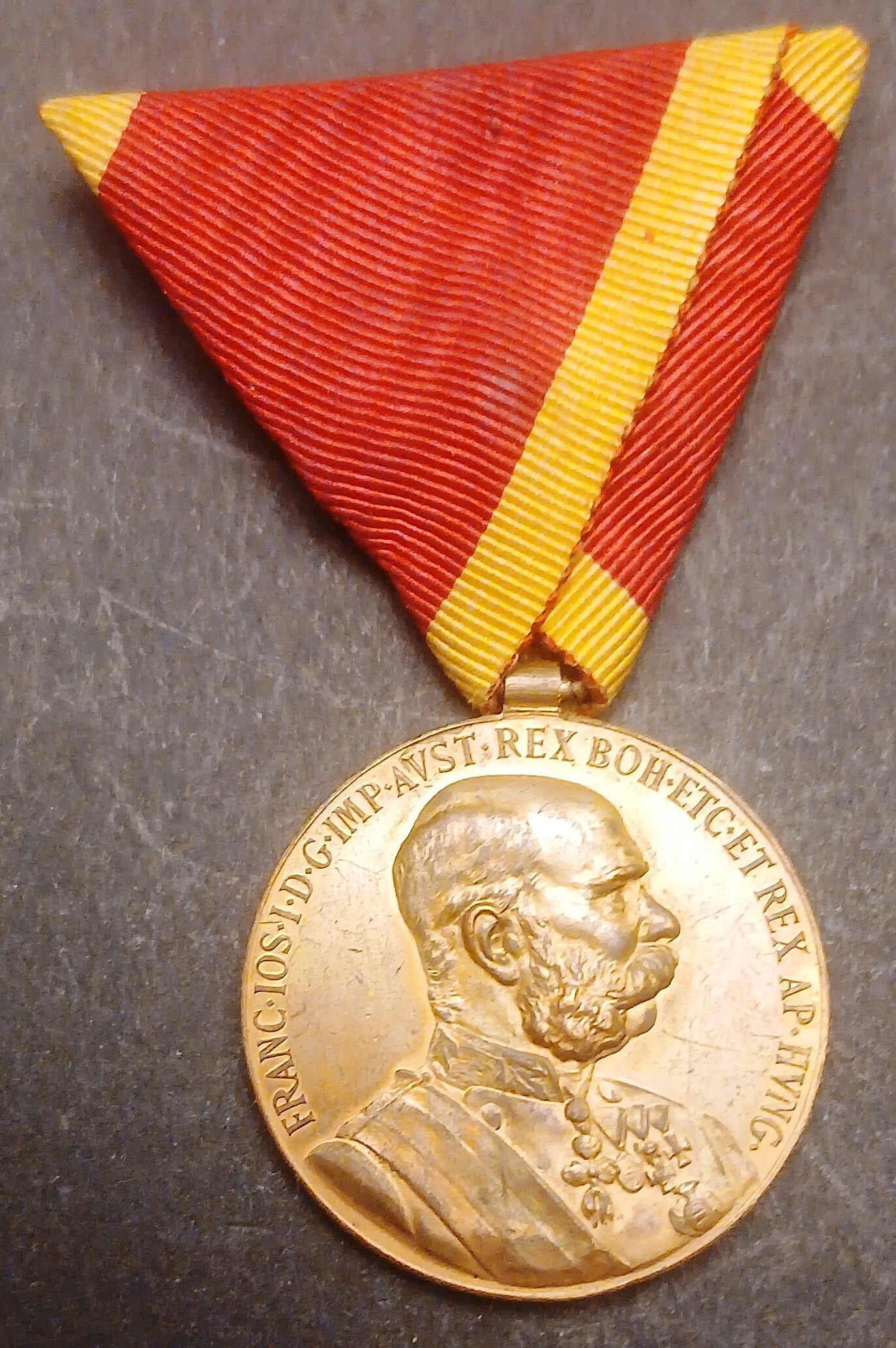 CB- Medaglia Austria 1848 - 1948 Francesco Giuseppe - con nastrino - GTTS215