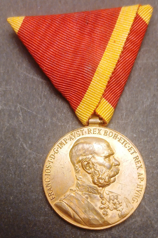 CB- Medaglia Austria 1848 - 1948 Francesco Giuseppe - con nastrino - GTTS215