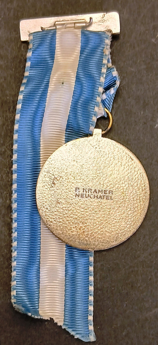 Medaglia Seedorf Lobsigen Ruchwil - Jubil Schiessen 1960 - nastrino - GTTS279