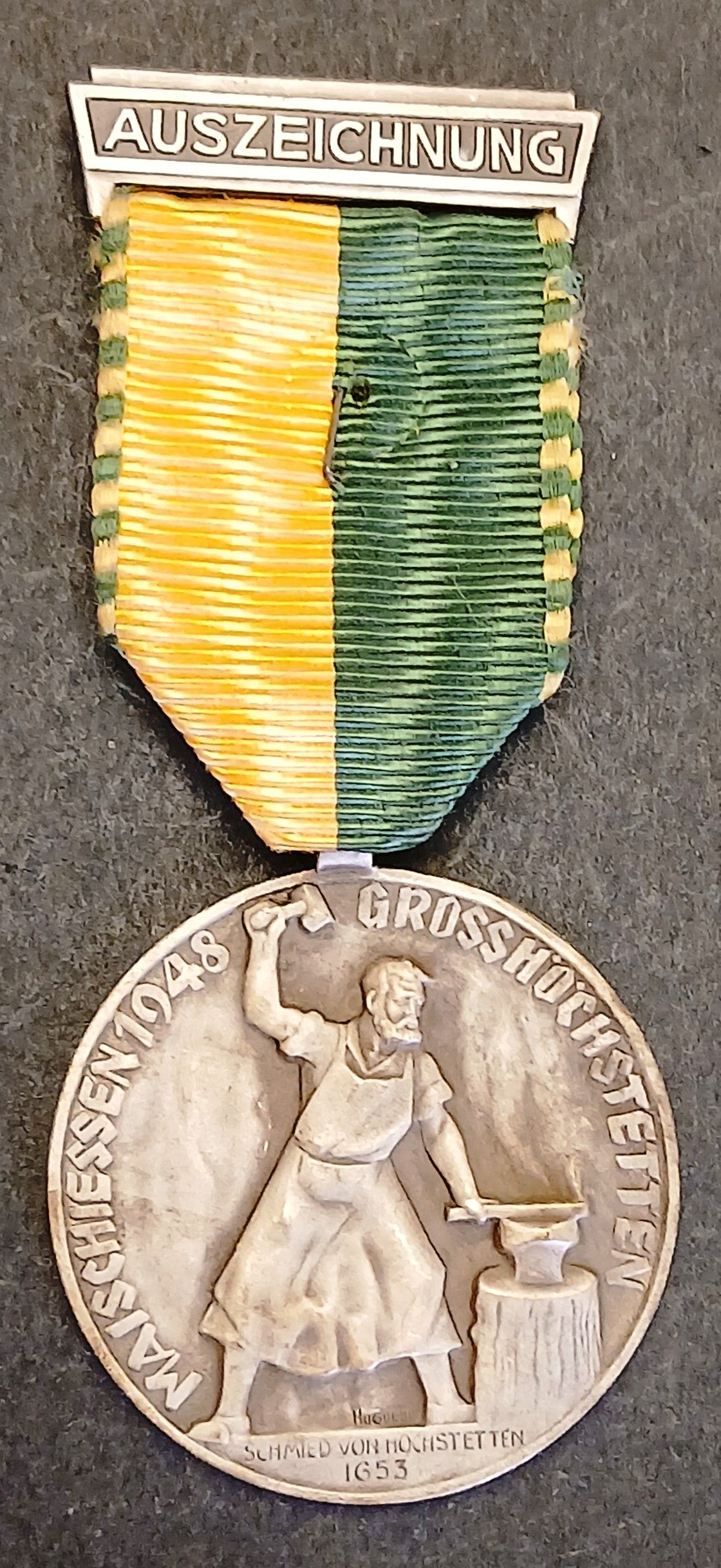 Medaglia Auszeichnung - Grosshochstetten Maischiessen 1948 - nastrino - GTTS280