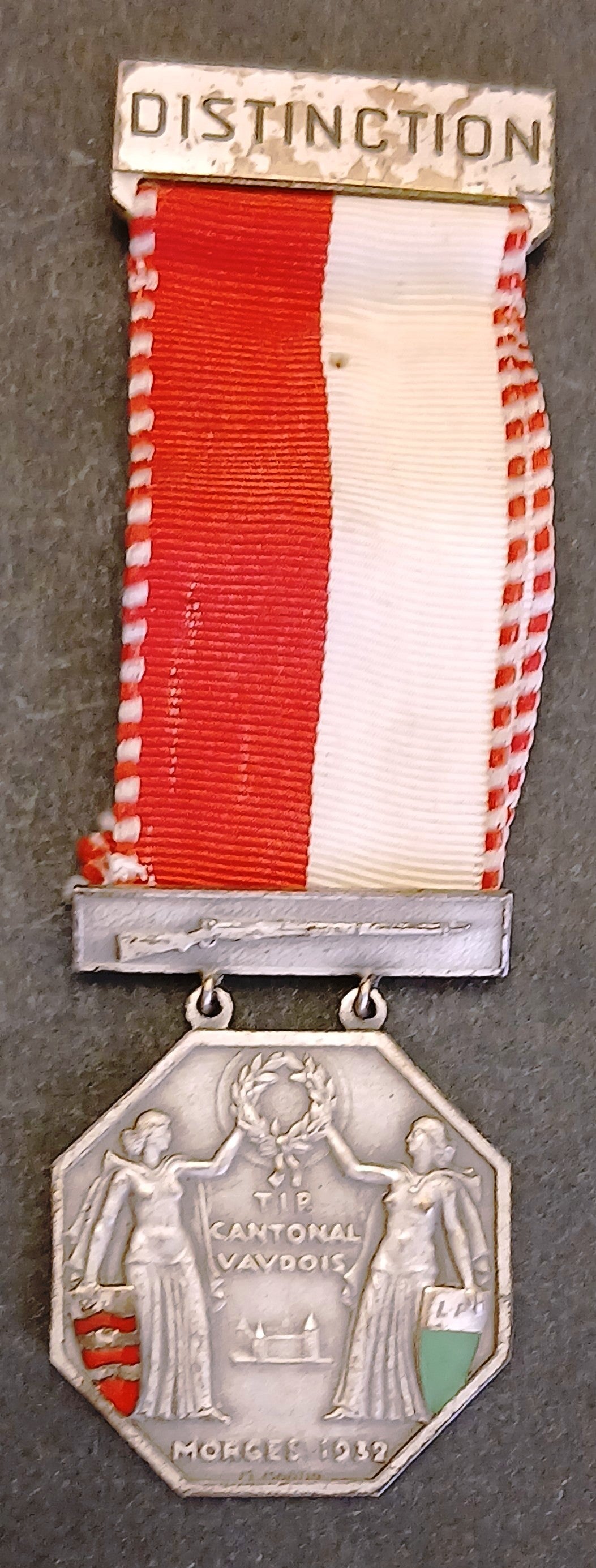 Medaglia The Cantonal Vaudois - Morges 1932 - nastrino - GTTS283