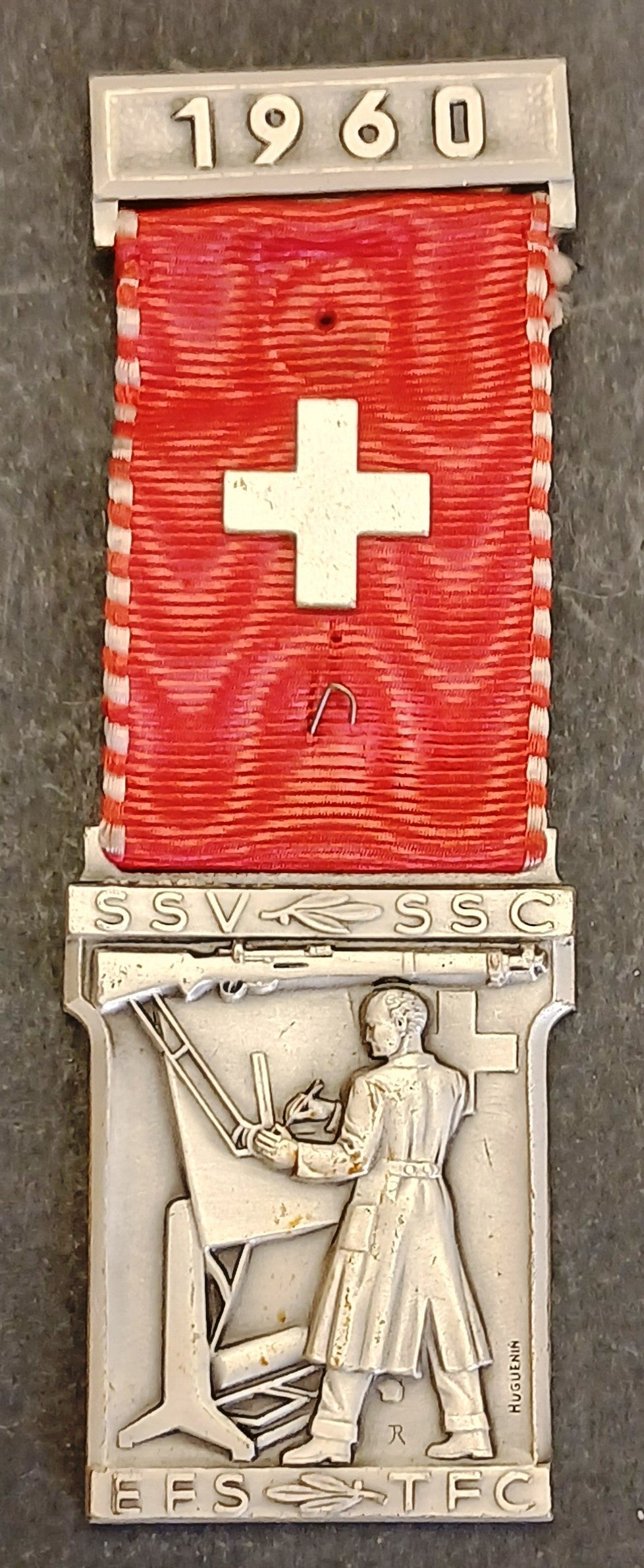 Medaglia Der Weherhafte Schweizer an der Arbeit- Swisse au travail 1960- GTTS285