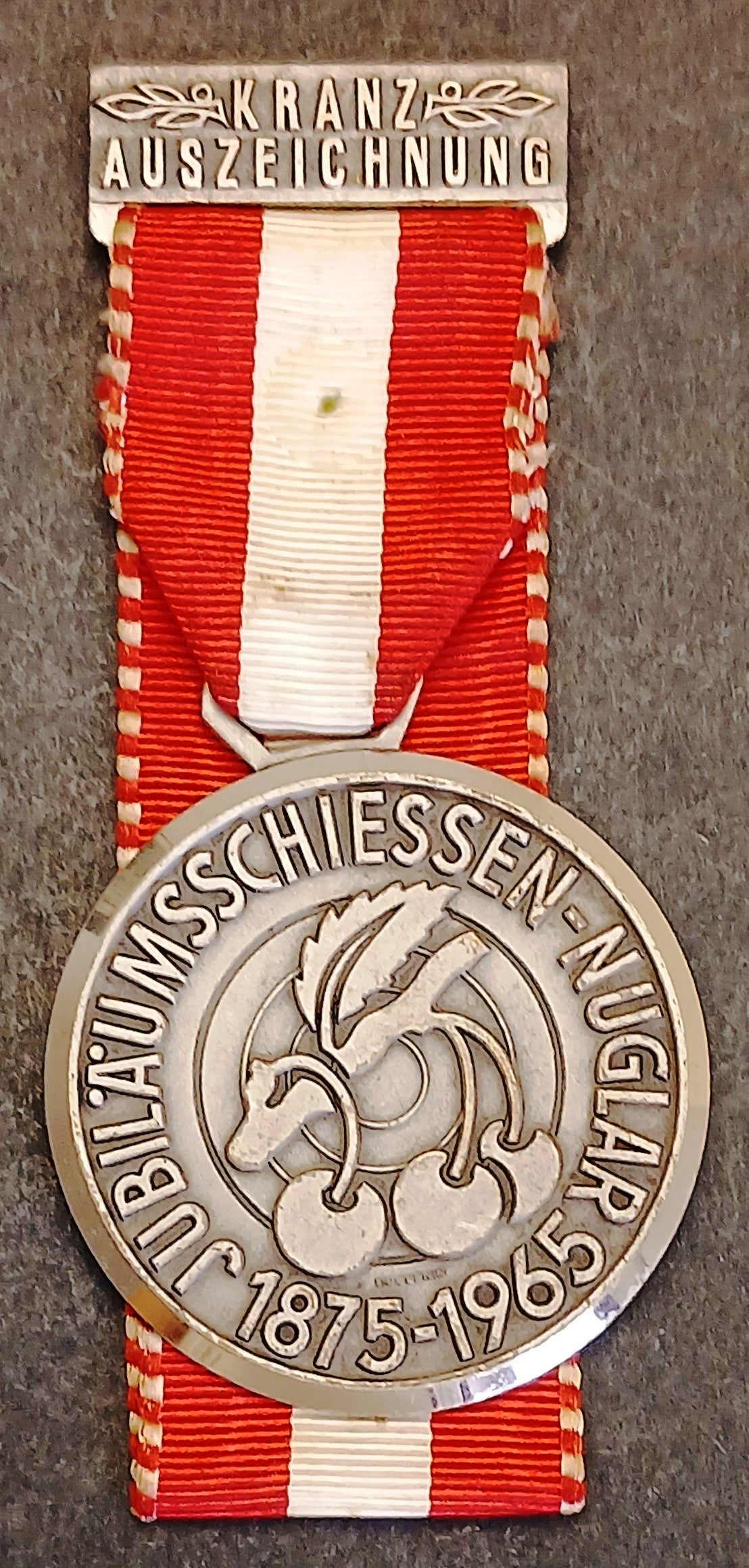 Medaglia Kranz Auszeichnung - Jubilaumsschiessen - Nuglar 1875- 1965 - GTTS288