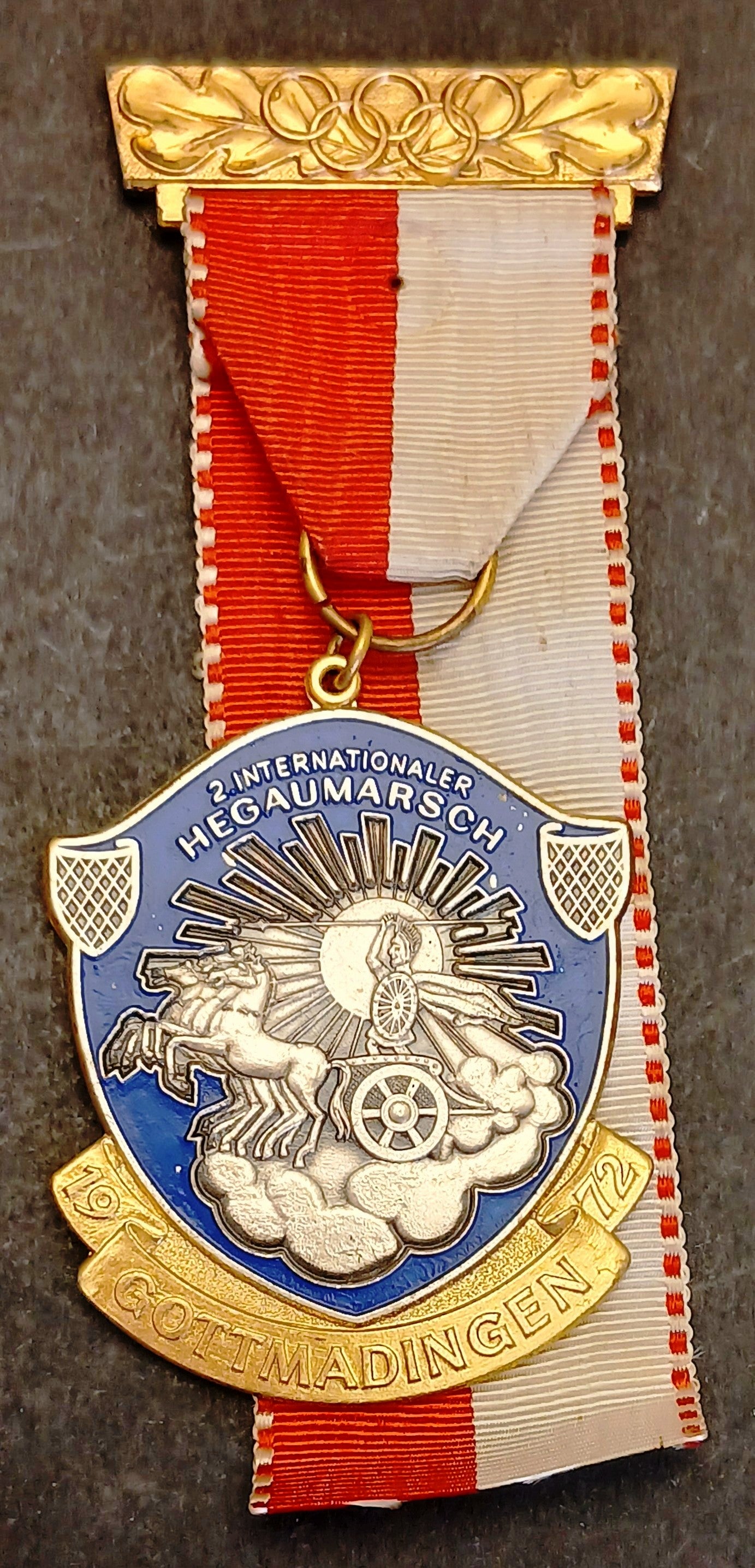 Medaglia 2 Internationaler - Hegaumarsch - Gottmadingen 1972 - GTTS290