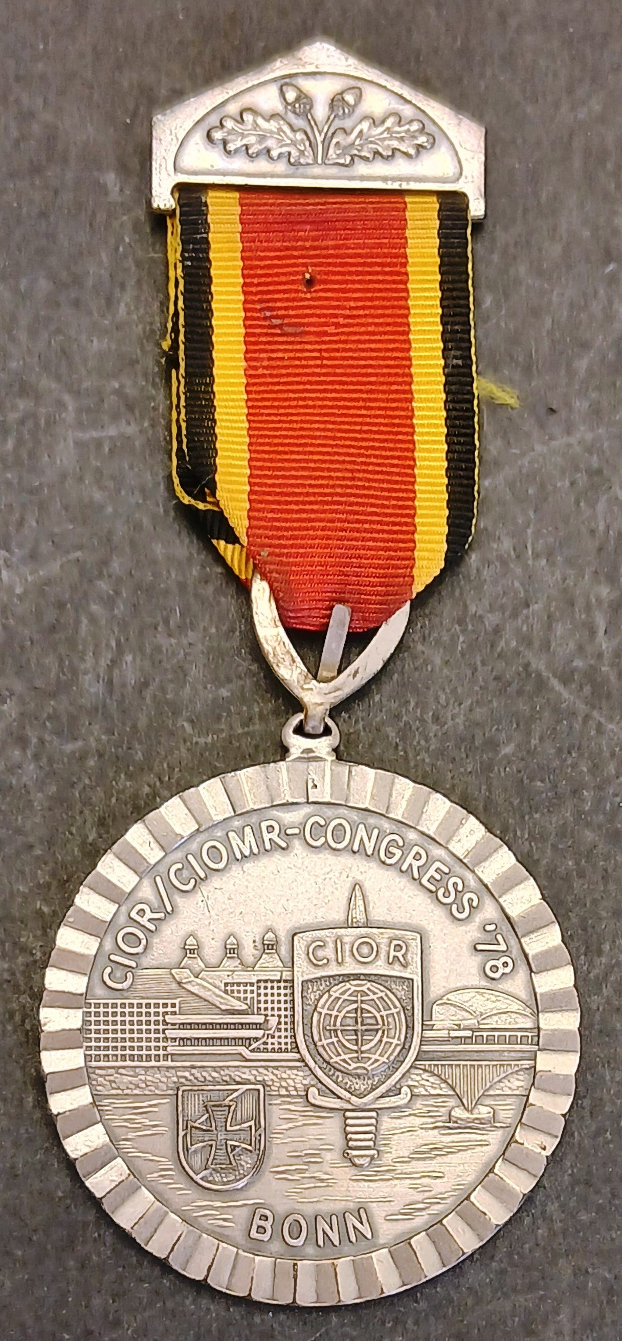 Medaglia CIOR/CIOMR Congress '78 - Bonn - nastrino - GTTS294