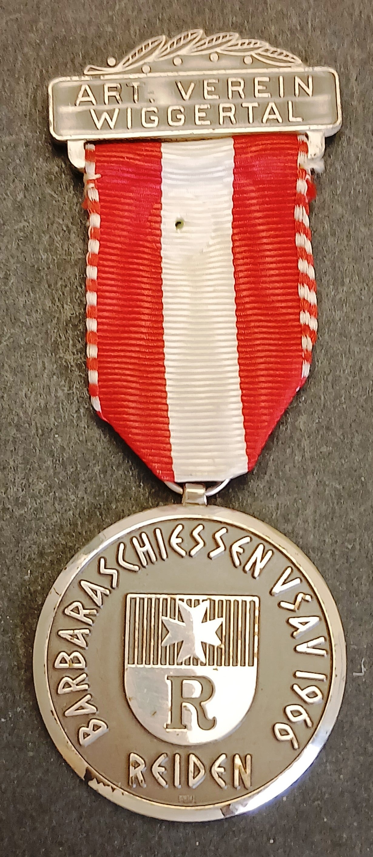 Medaglia Art. Verein Wiggertal - Barbara-Schiessen VSAV 1966 - nastrino- GTTS296