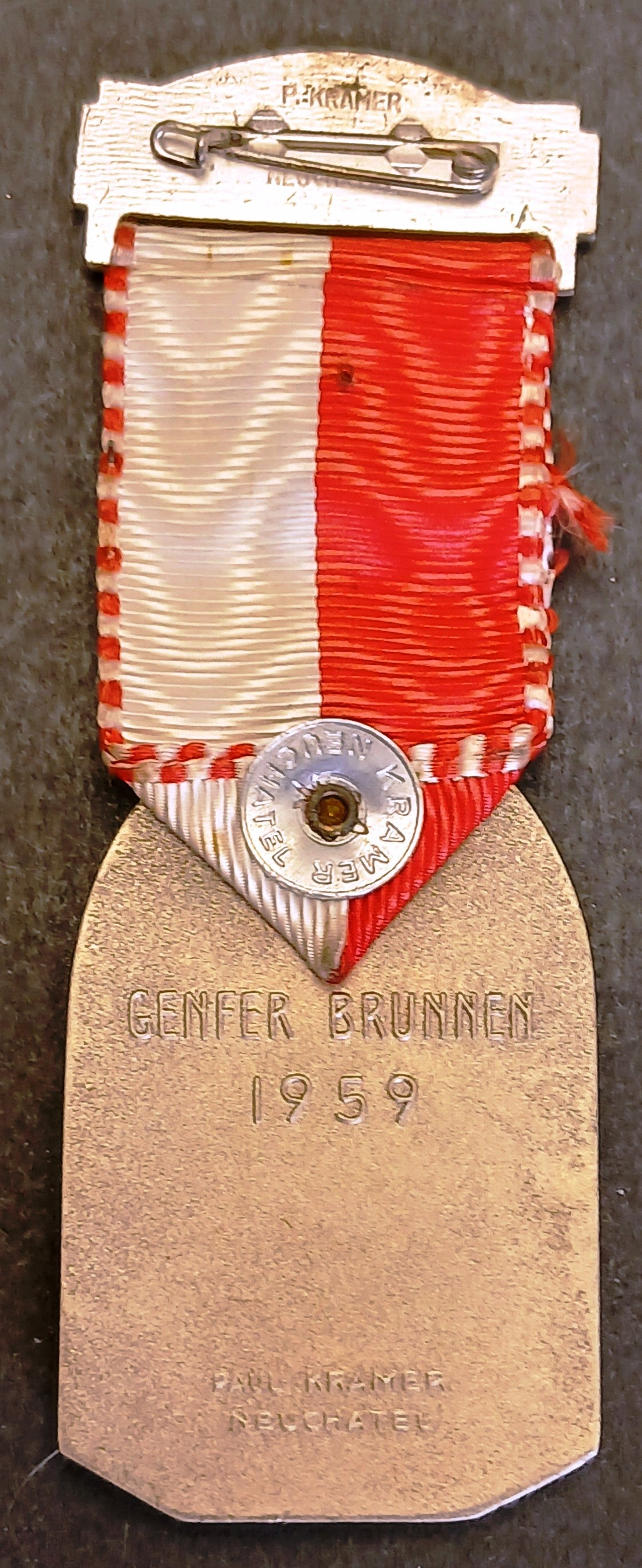 Medaglia Reblaube Meisterschaft Liestal - Genfer Brunnen 1959 - GTTS298