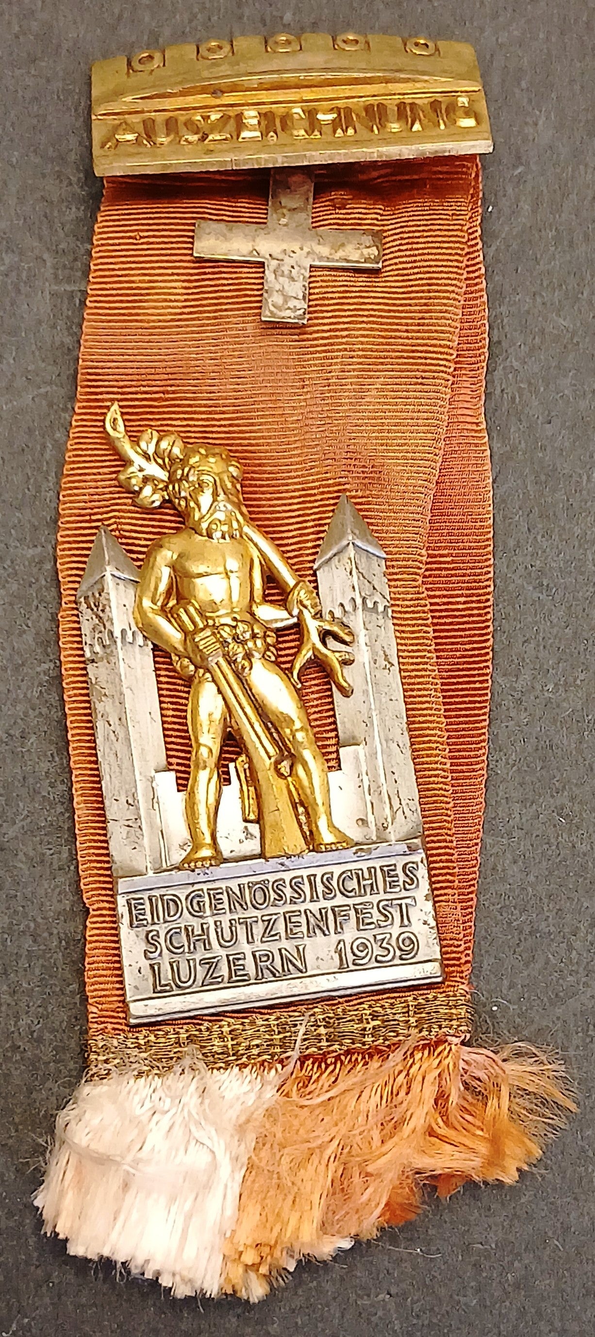 Medaglia Auszeichnung - Eidgenossisches Schutzenfest - Luzern 1939 - GTTS300