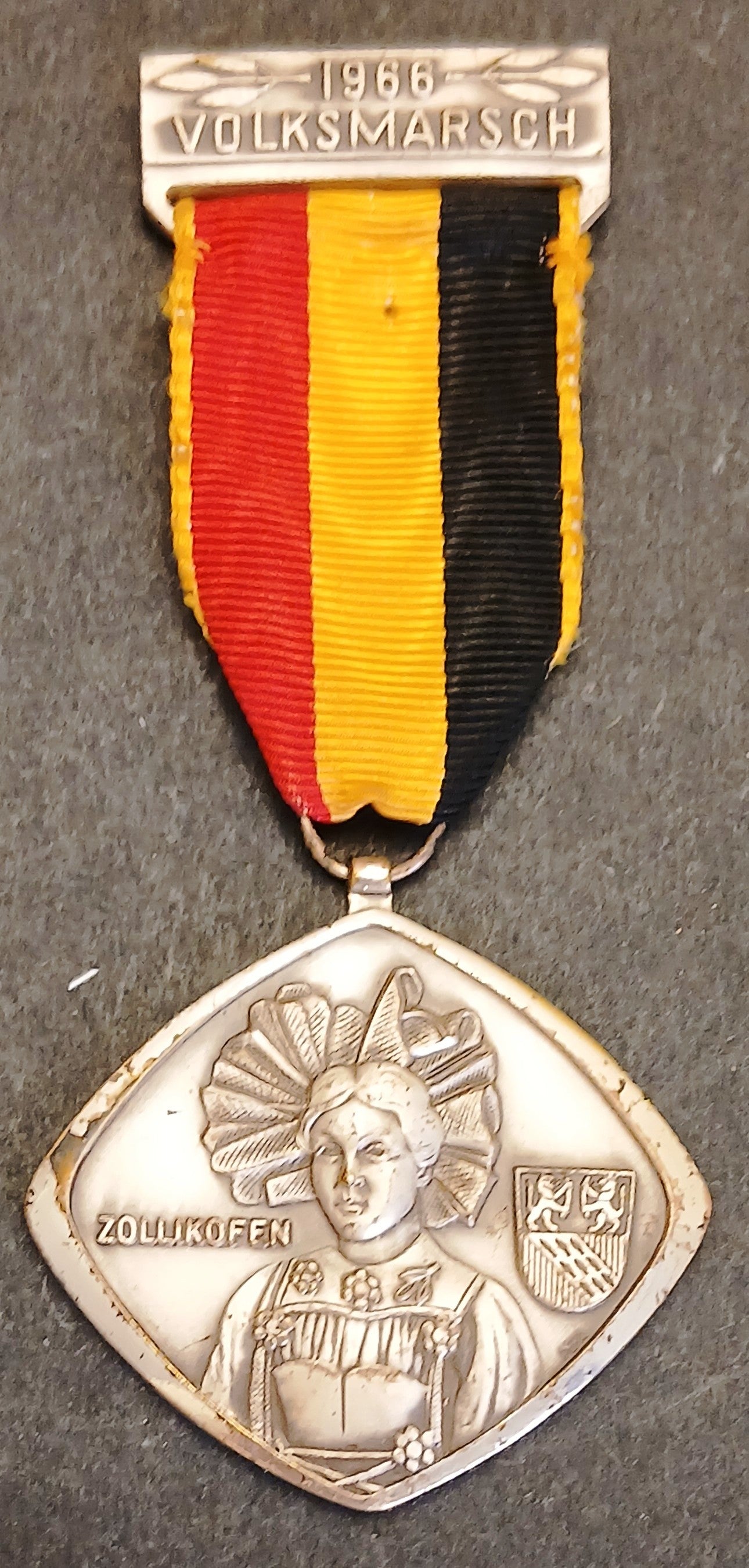 Medaglia 1966 Volksmarsch - Zollikofen - Paul Kramer Neuchatel - GTTS310