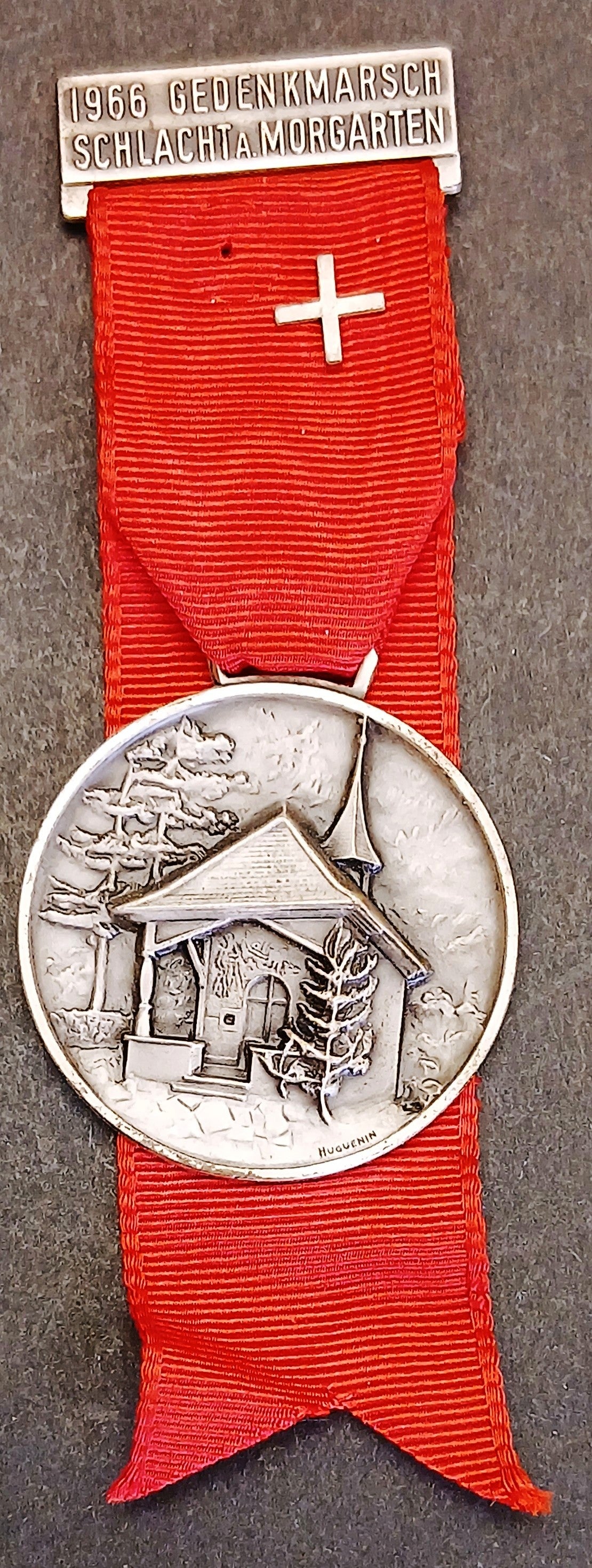 Medaglia 1966 Gedenkmarsch Schlacht Morgarten - Huguenin Le Locle - GTTS315