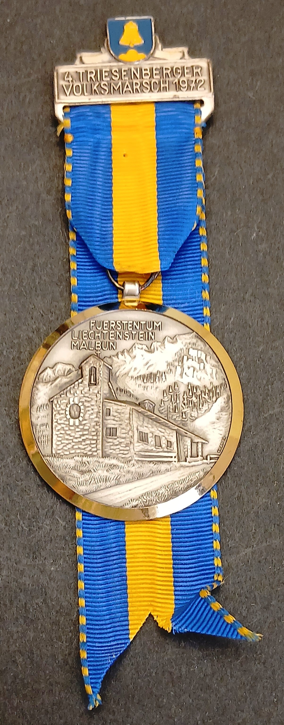 Medaglia 4. Triesenberger Volksmarsch 1972 Fuerstentum Liechtenstein - GTTS316